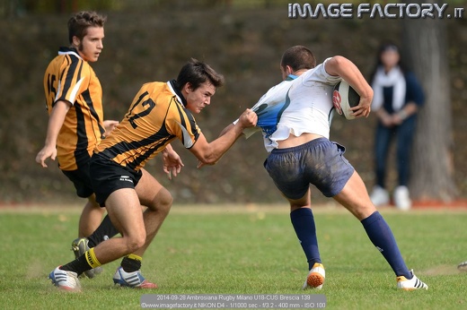 2014-09-28 Ambrosiana Rugby Milano U18-CUS Brescia 139